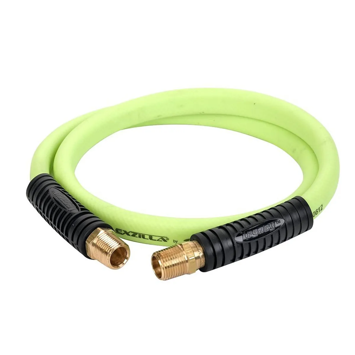 Legacy Manufacturing Flexzilla Whip Hose with Swivel, 1/2" x 4', 1/2" MNPT Swivel x 1/2" MNPT Fittings