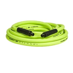 Legacy Manufacturing Flexzilla Air Hose, 1/2" x 25', 3/8" MNPT Fittings
