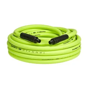 Legacy Manufacturing Flexzilla Air Hose, 1/2" x 50', 3/8" MNPT Fittings