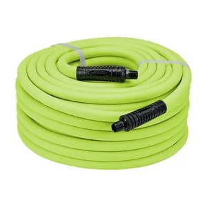 Legacy Manufacturing Flexzilla Air Hose, 1/2" x 50', 1/2" MNPT Fittings