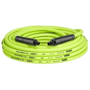 Legacy Manufacturing Flexzilla Air Hose, 1/4" x 50', 1/4" MNPT Fittings