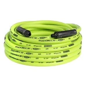 Legacy Manufacturing Flexzilla Air Hose, 3/8" x 50', 1/4" MNPT Fittings