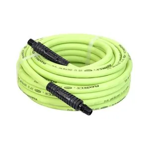 Legacy Manufacturing Flexzilla Air Hose, 3/8" x 50', 3/8" MNPT Fittings