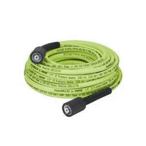 Legacy Manufacturing Flexzilla Pressure Washer Hose, 1/4" x 50�, 3100 PSI, M22 Fittings, ZillaGreen