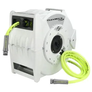Legacy Manufacturing Flexzilla Pro Retractable Water Hose Reel with Levelwind Technology, 1/2" x 70'