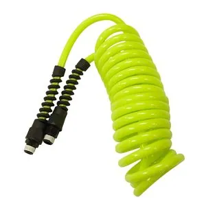 Legacy Manufacturing Flexzilla Polyurethane Recoil Hose, 1/4" x 10'