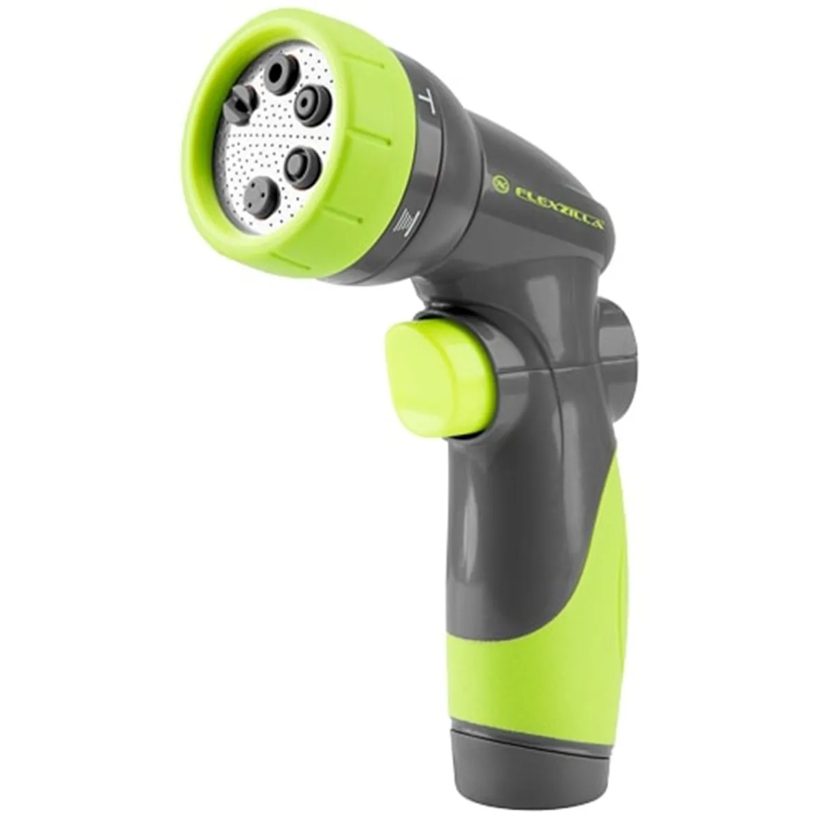 Legacy Manufacturing Flexzilla Garden Hose Nozzle, 6-Pattern Adjustable, ZillaGreen