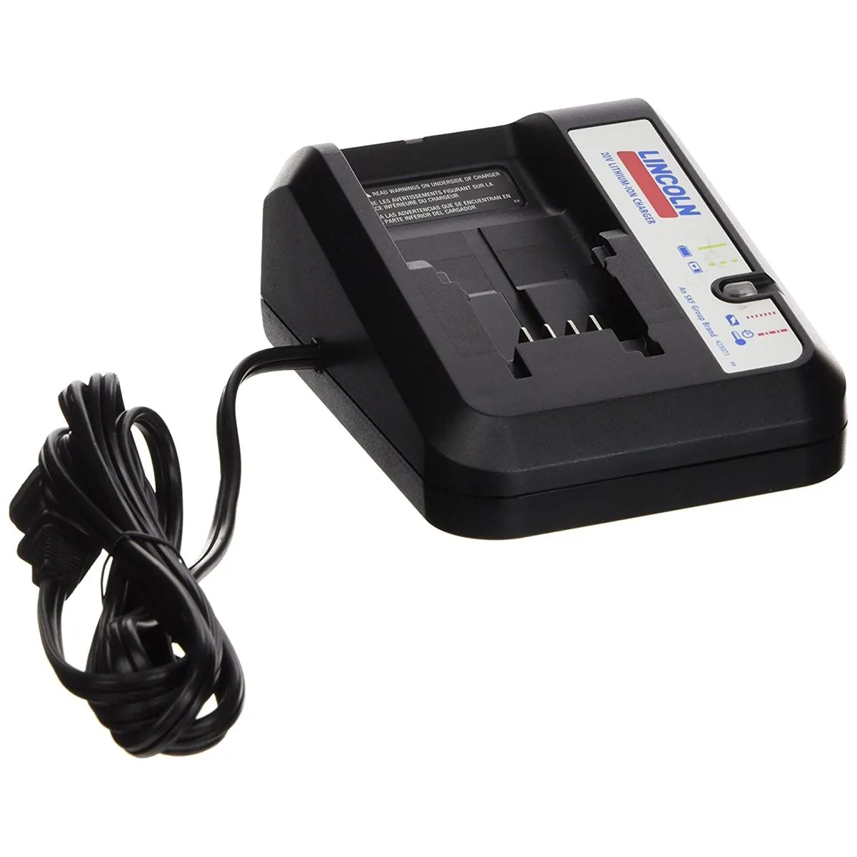Lincoln Lubrication 20v Lithium Ion Battery Charger
