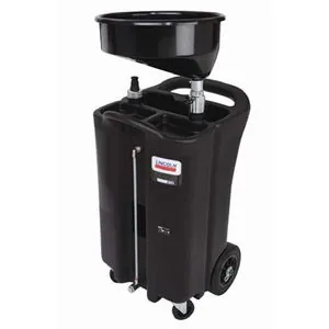 Lincoln Lubrication Portable Plastic Used Fluid Gravity Drain - 26-Gallon, Black