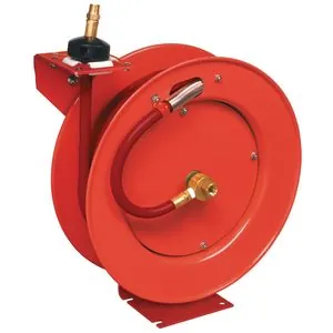 Lincoln Lubrication Value Series Air and Water 50' x 1/2" Retractable Hose Reel