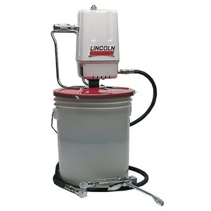 Lincoln Lubrication Pneumatic Air Operated Portable Double Acting 50:1 Ratio Barrel Pump