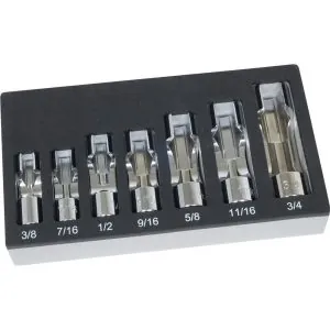 SAE Flare Nut Socket Set, 7 pc.