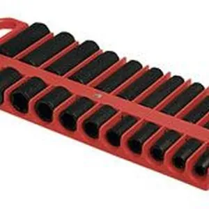 Large Magnetic 1/2" Socket Tray - Red