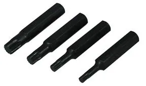 4 pc. Triple Square 12-Point Bit Set