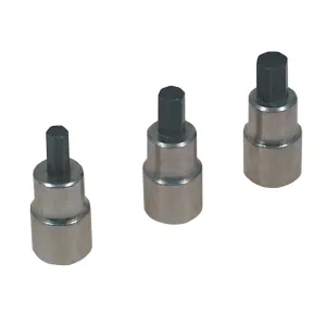 Lisle SOCKET BIT SET BRAKE CALIPER 3 PC 3/8IN DRIVE