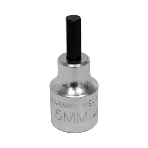 Lisle BITSOC 5MM 3/8D IMP HEX BLK