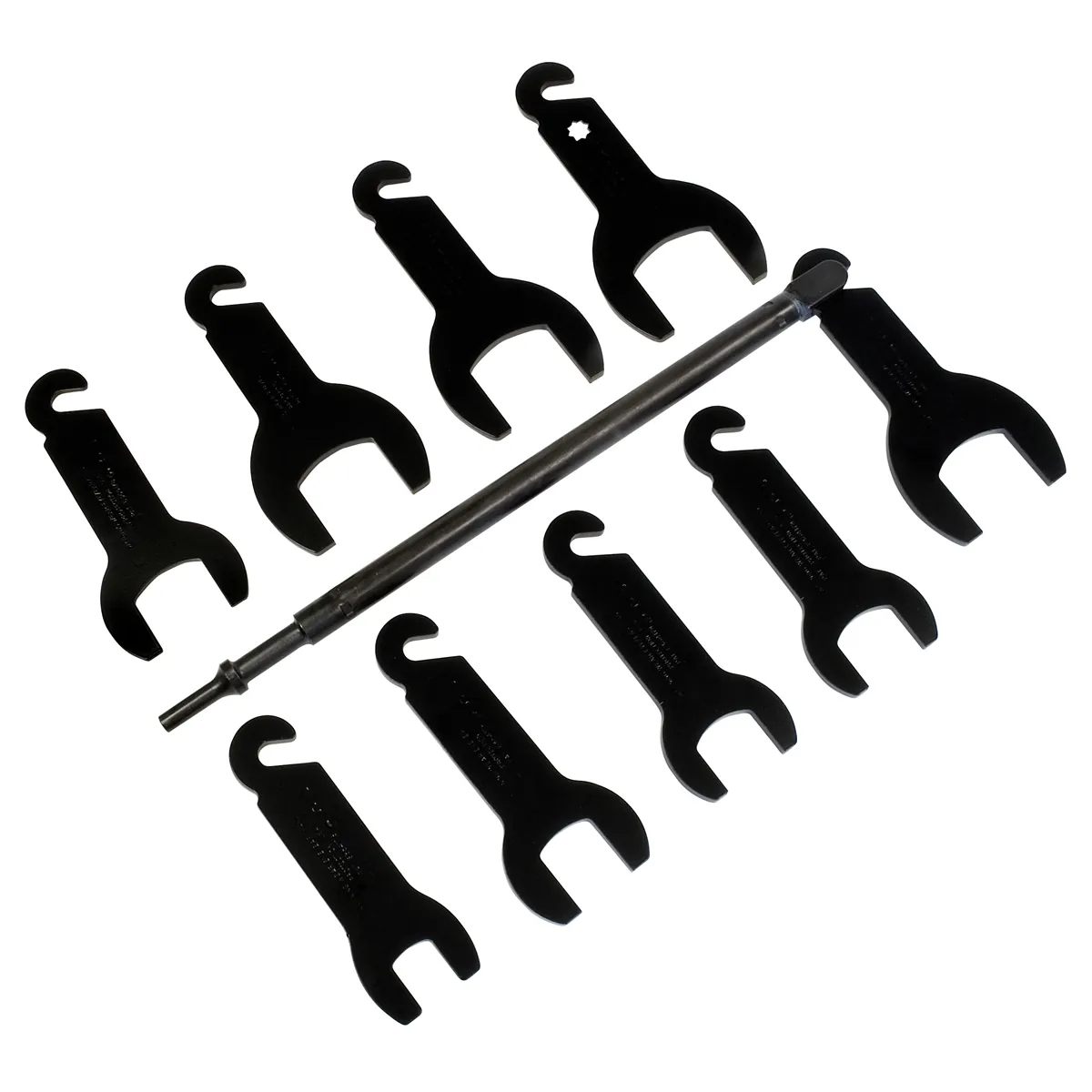 Lisle Pneumatic Fan Clutch Wrench Set, 10 pc.