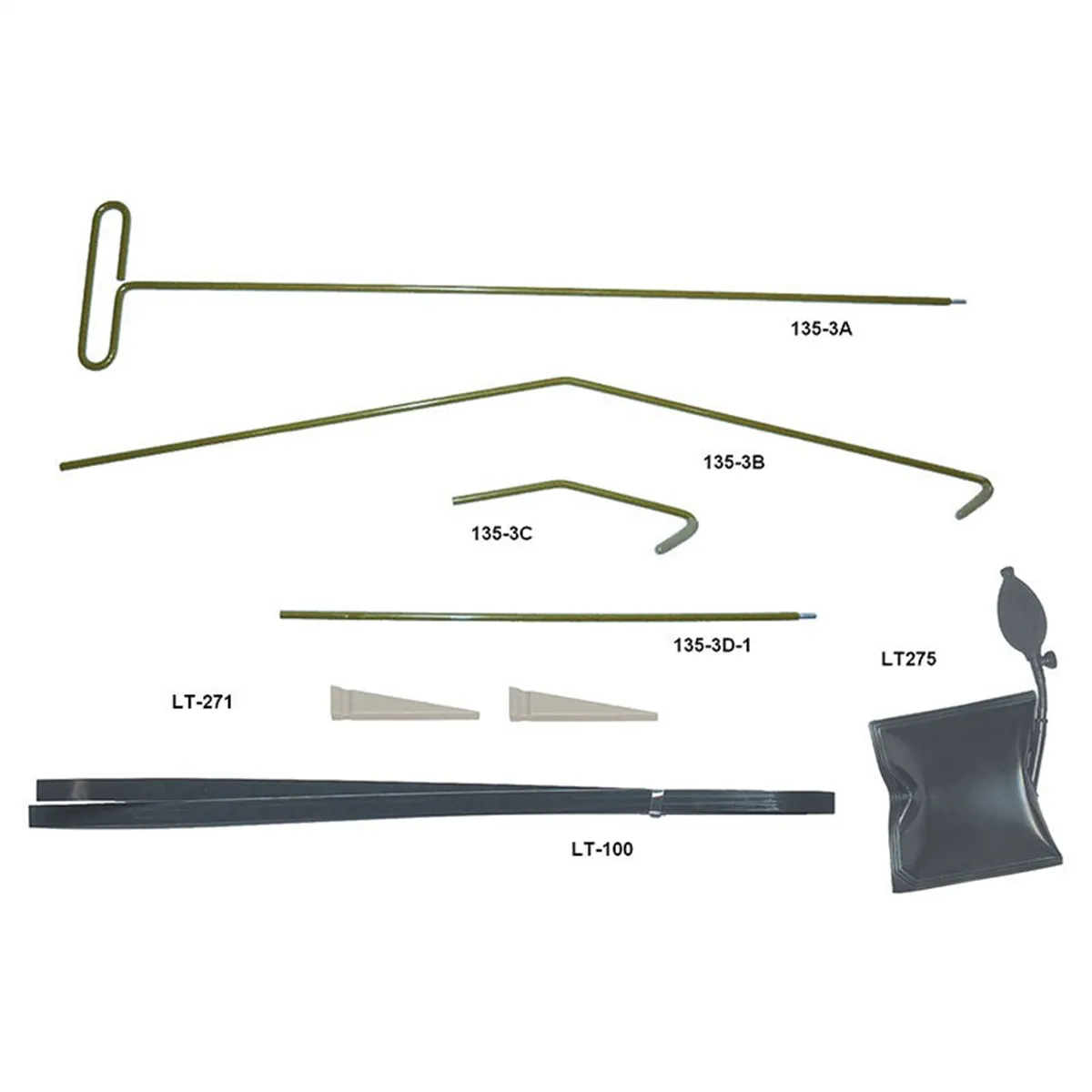 Milton Industries LTI Tool By MIlton Multi-Piece Easy Access & Inflate-A-Wedge Kit
