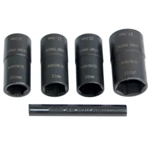 Milton Industries LTI Tool By MIlton 5 Pc. 1/2? Drive Dual Sided Socket Lug Nut Removal Kit W/ Pouch