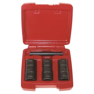 Milton Industries LTI Tool By MIlton 3 Piece Chrome Cap Buster Kit (Includes 1240, 1250, 1260 And Lt-400-7)