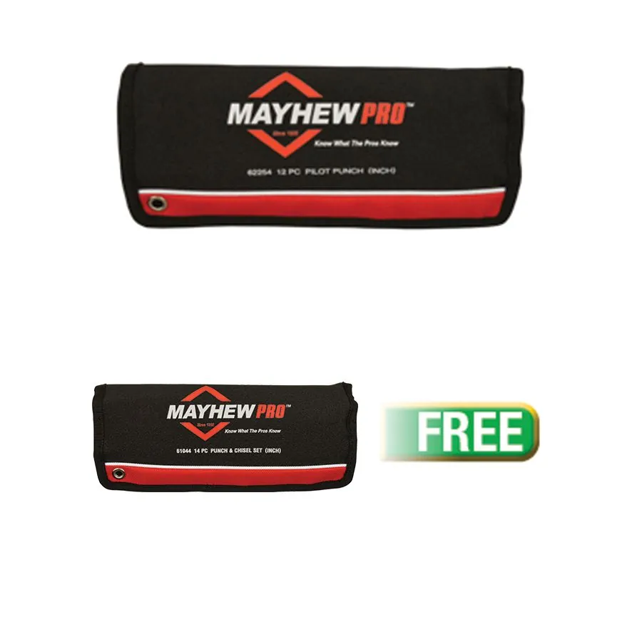 12 PC. Pro Pilot Punch W/FREE 14 pc. pro punch & chisel set