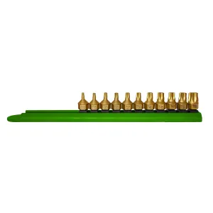 Mayhew 11PC DUAL DR TORX SET ON RAIL
