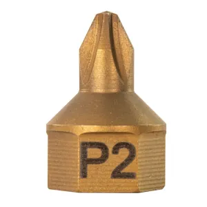 Mayhew No. 2 Phillips&reg; Dual Drive Bit, 7/16" Drive