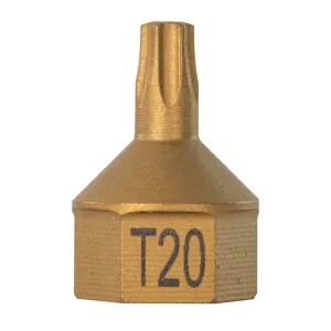 Mayhew T20 Torx&reg; Dual Drive Bit, 7/16" Drive