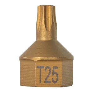 Mayhew T25 Torx&reg; Dual Drive Bit, 7/16" Drive