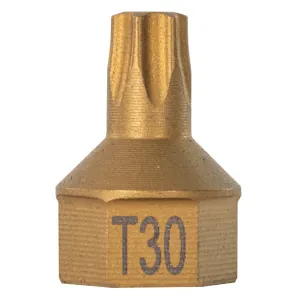 Mayhew T30 Torx&reg; Dual Drive Bit, 7/16" Drive