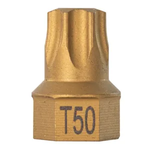 Mayhew T50 Torx&reg; Dual Drive Bit, 7/16" Drive