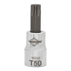 Mayhew Mayhew T50 Torx&reg; Short Insert Socket Bit, 3/8-Inch Drive