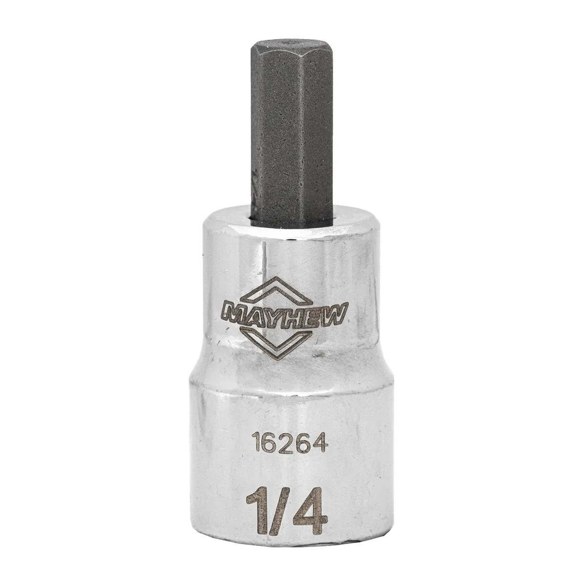 Mayhew Mayhew 1/4-Inch SAE Hex Short Insert Socket Bit, 3/8-Inch Drive