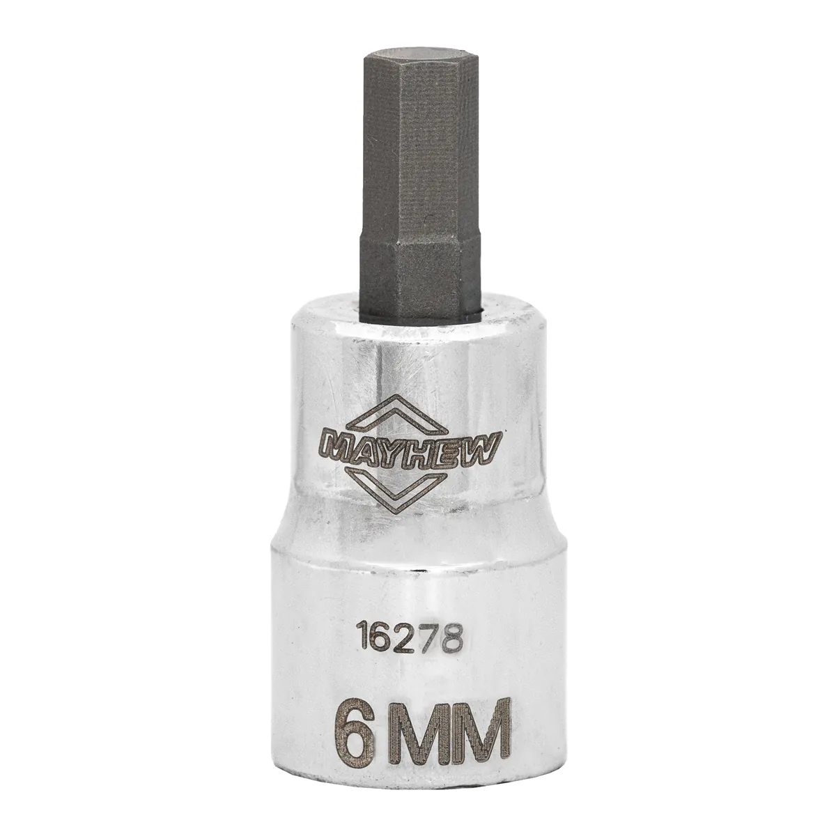Mayhew Mayhew 6 MM Metric Hex Short Insert Socket Bit, 3/8-Inch Drive