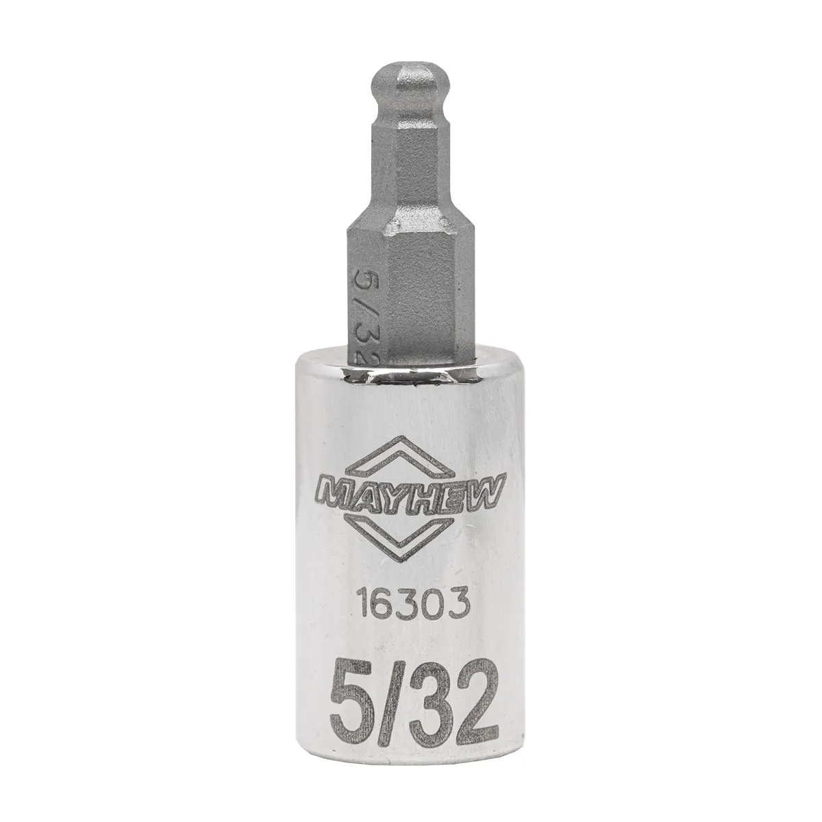 Mayhew Mayhew 5/32-Inch SAE Ball Hex Short Insert Socket Bit, 1/4-Inch Drive