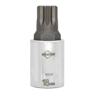 Mayhew Mayhew 18 MM Triple Square Short Insert Socket Bit, 1/2-Inch Drive