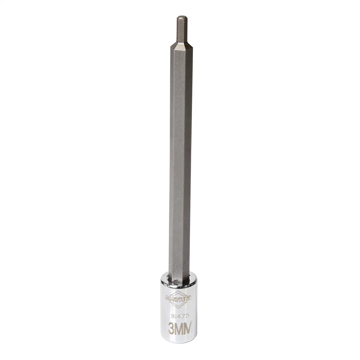 Mayhew Mayhew 3 MM Metric Hex Medium Insert Socket Bit, 1/4-Inch Drive