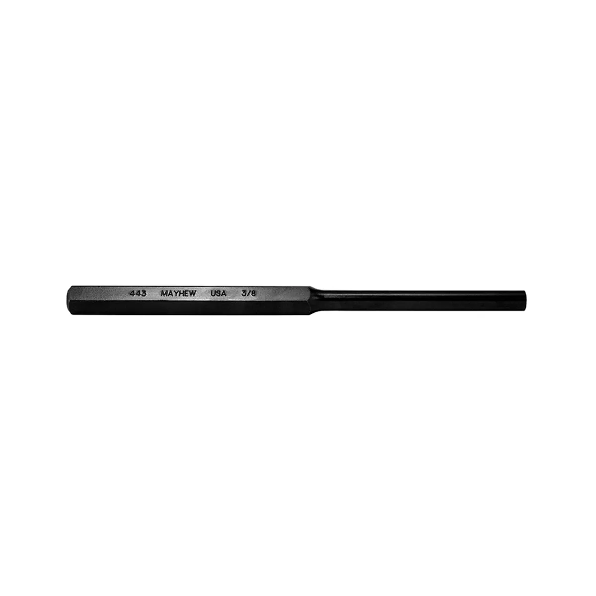 Mayhew EXTRA LONG FULL FINISH PIN PUNCH, 3/8"