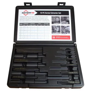 Mayhew 10-PC SCREW AND PIPE EXTRACTOR SET
