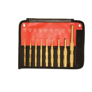 Mayhew 9-PC BRASS PILOT PUNCH