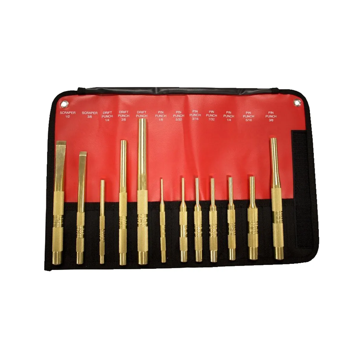Mayhew 12-PC BRASS PUNCH AND SCRAPER (METRIC)