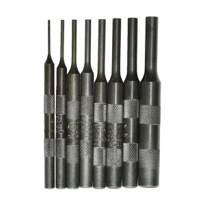 Mayhew Knurled Pin Punch Kit - 8 Piece - 5.5 Inch