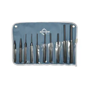 Mayhew 10-PC LARGE PUNCH SET