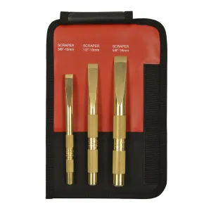 Mayhew Buy 67001 3 PC Brass Scraper Set, 67003 5 PC Brass Drift Punch Set, and 61363 4 PC X-Long Brass Punch Set and get 67008 12 PC Brass Pin Punch Set (SAE) Free