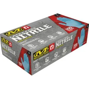 Blue Nitrile 5mil LG, 100PK