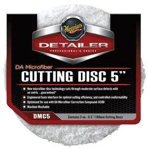 Meguiar's Automotive 5" DA Microfiber Cutting Disc, (Pack