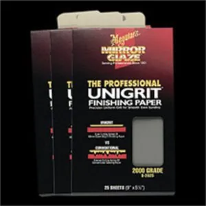 Meguiar's Automotive Unigrit Finishing Paper, 1500 Grade