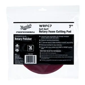 Meguiar's Automotive SOFT BUFF ROTARY FOAM CUTTING PAD (7")