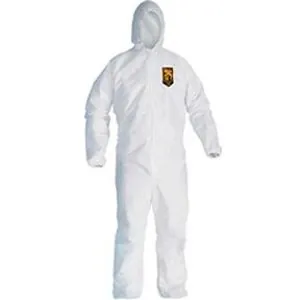 COVERALL KLEENGUARD A20 3XL HOOD ELASTIC BK WR