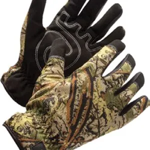 Green Winter Insulated Camo Glove, Medium